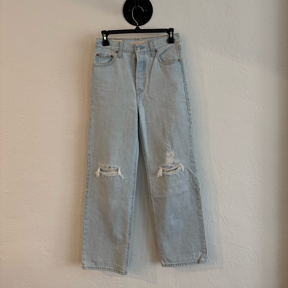 Levi’s distressed denim